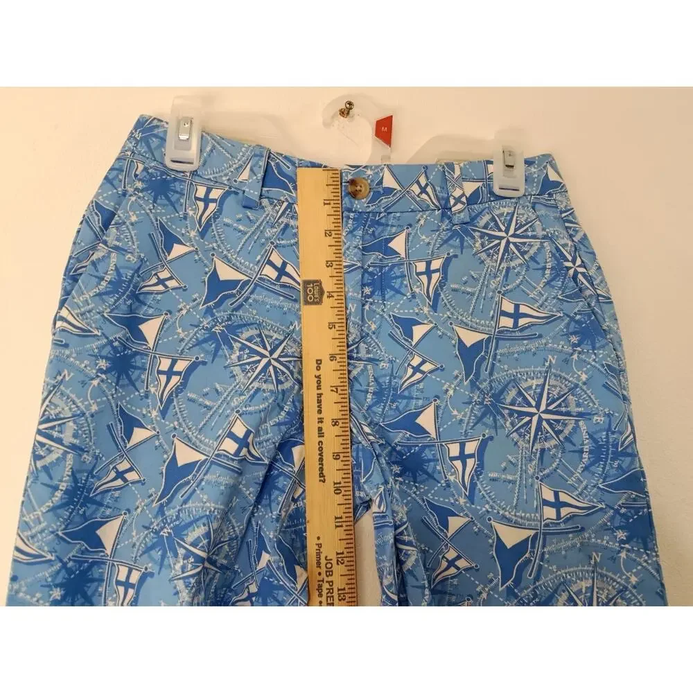 Vineyard Vines Men’s Pants Sailbot All Over Print Blue Size 28x32